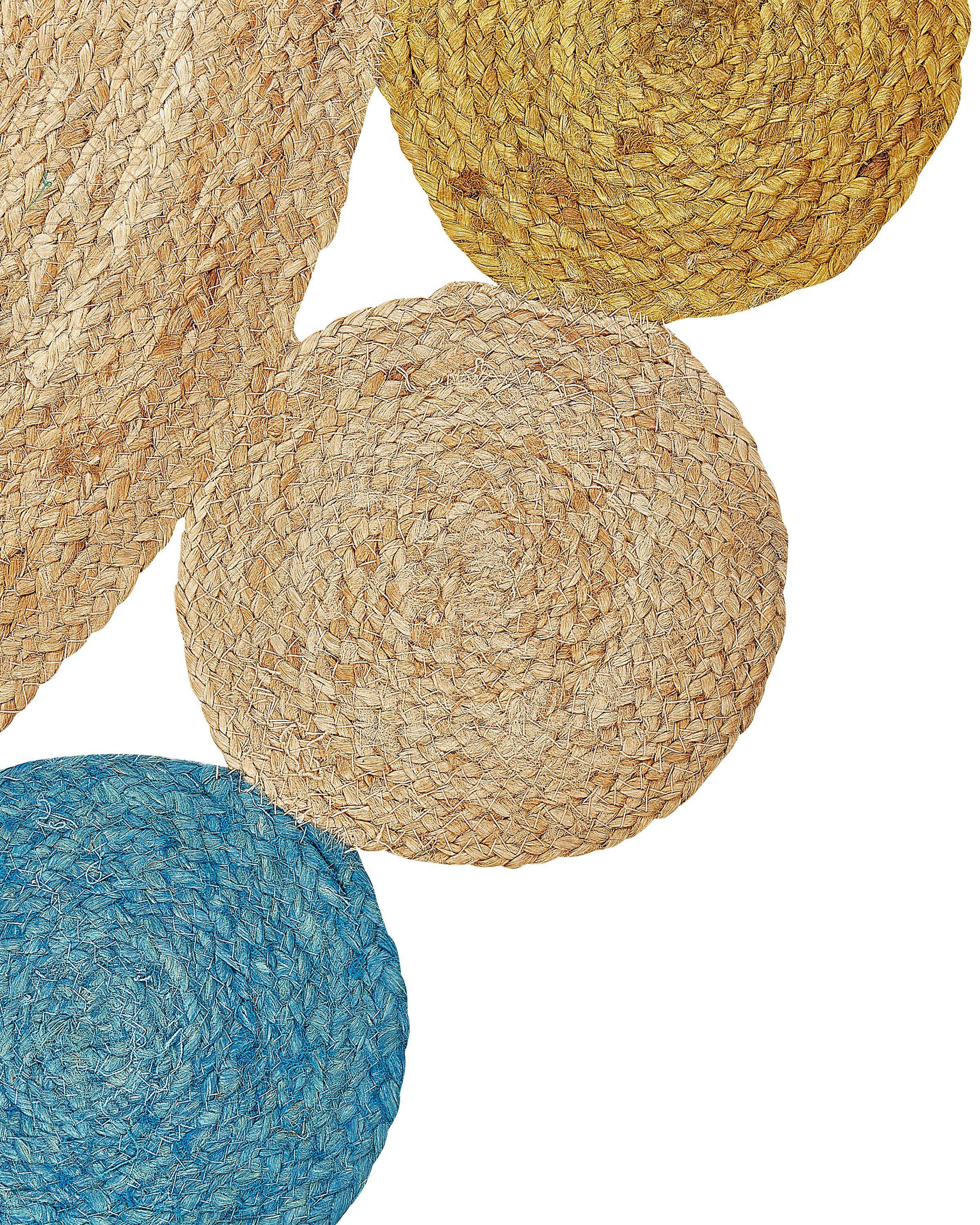 Beliani Teppich aus Jute Boho VOSTAN