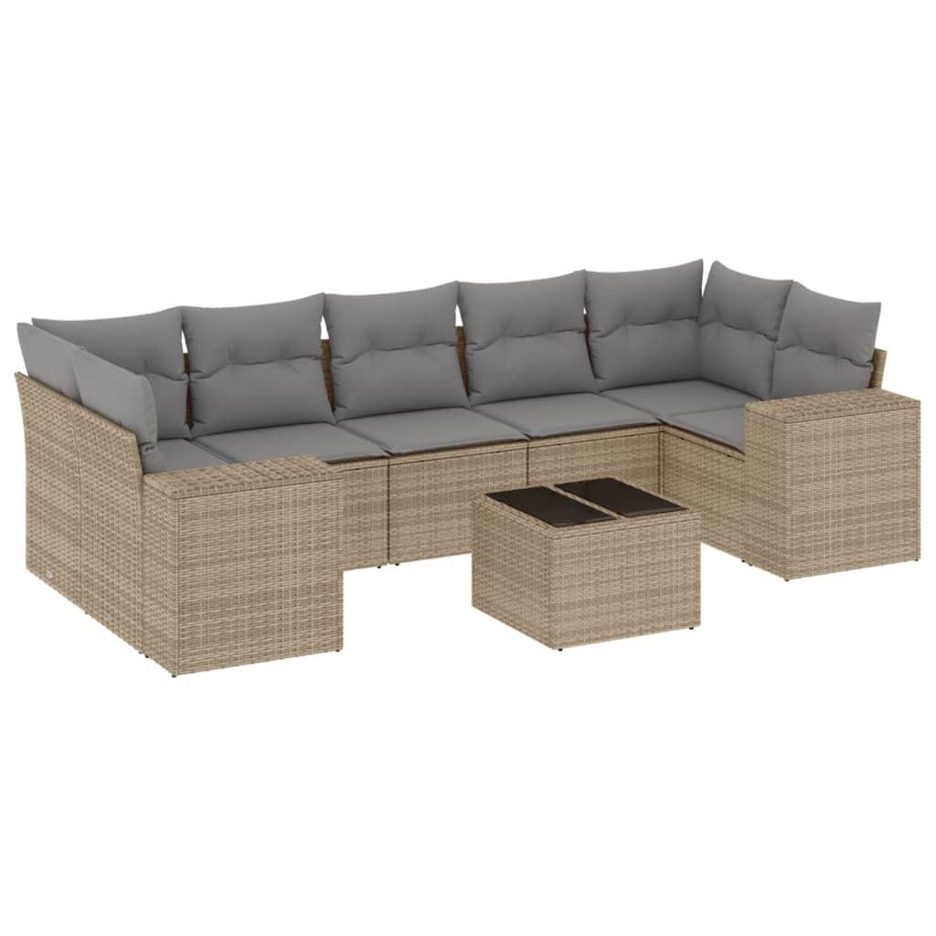 VidaXL Garten sofagarnitur poly-rattan