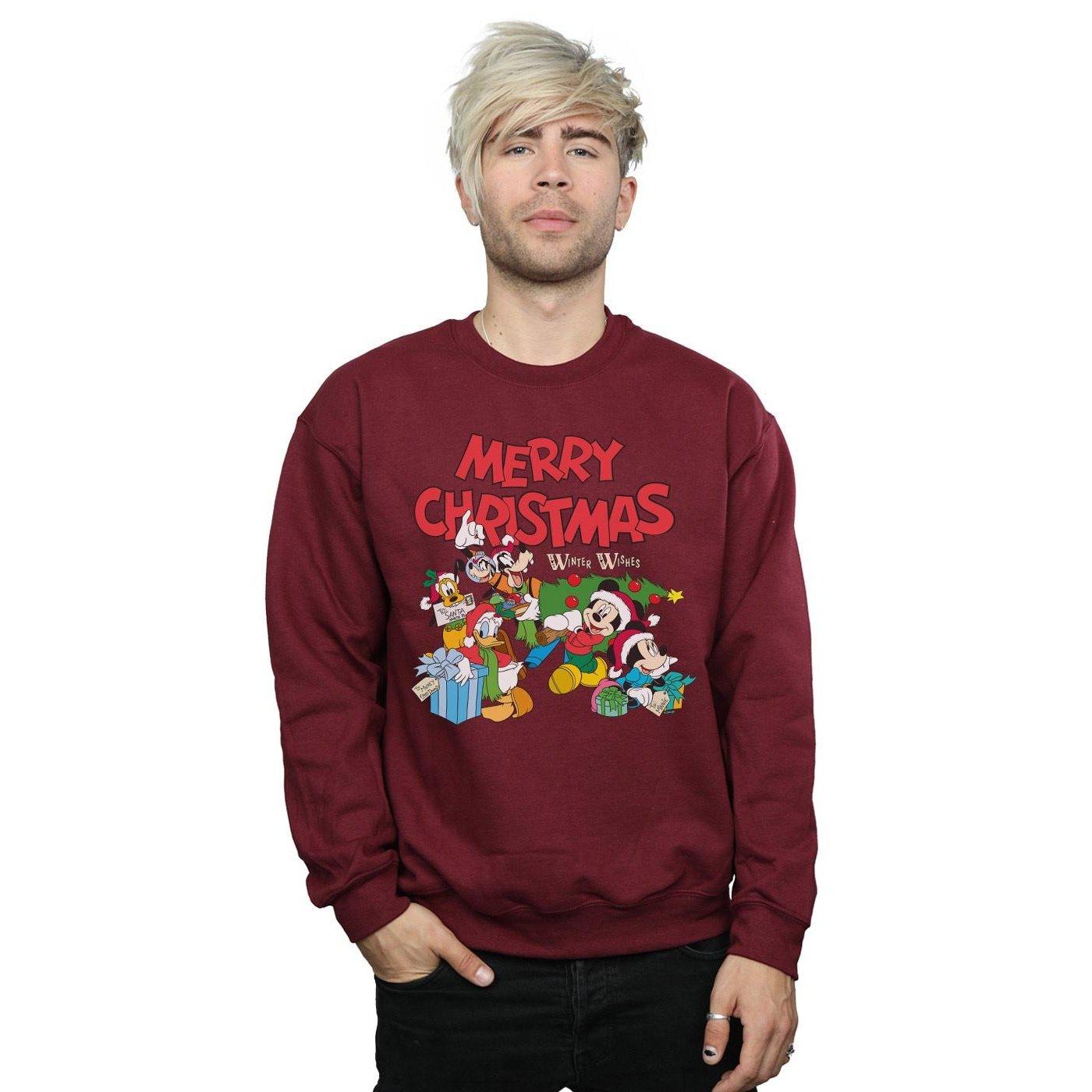 Disney Mickey Mouse And FriendsWinter Wishes Sweatshirt