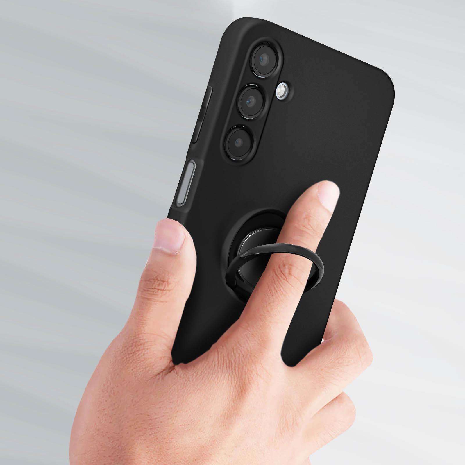 Avizar Ringhülle Samsung A25 5G Schwarz