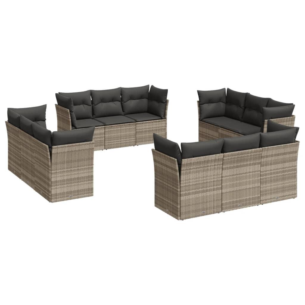 VidaXL Garten sofagarnitur poly-rattan