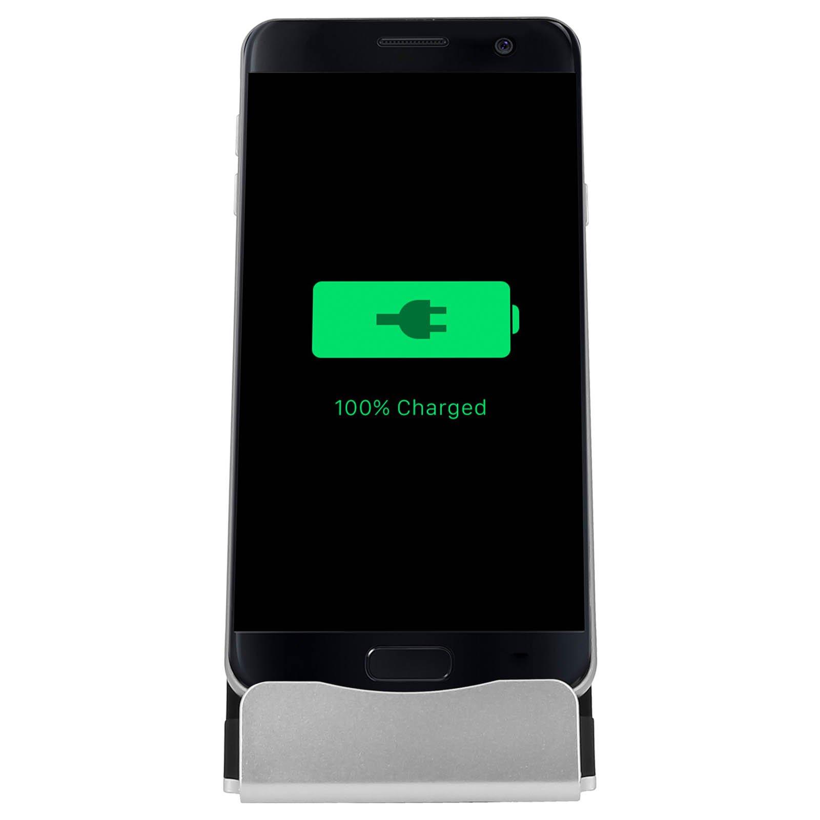 Avizar Micro-USB Ladestation Silber