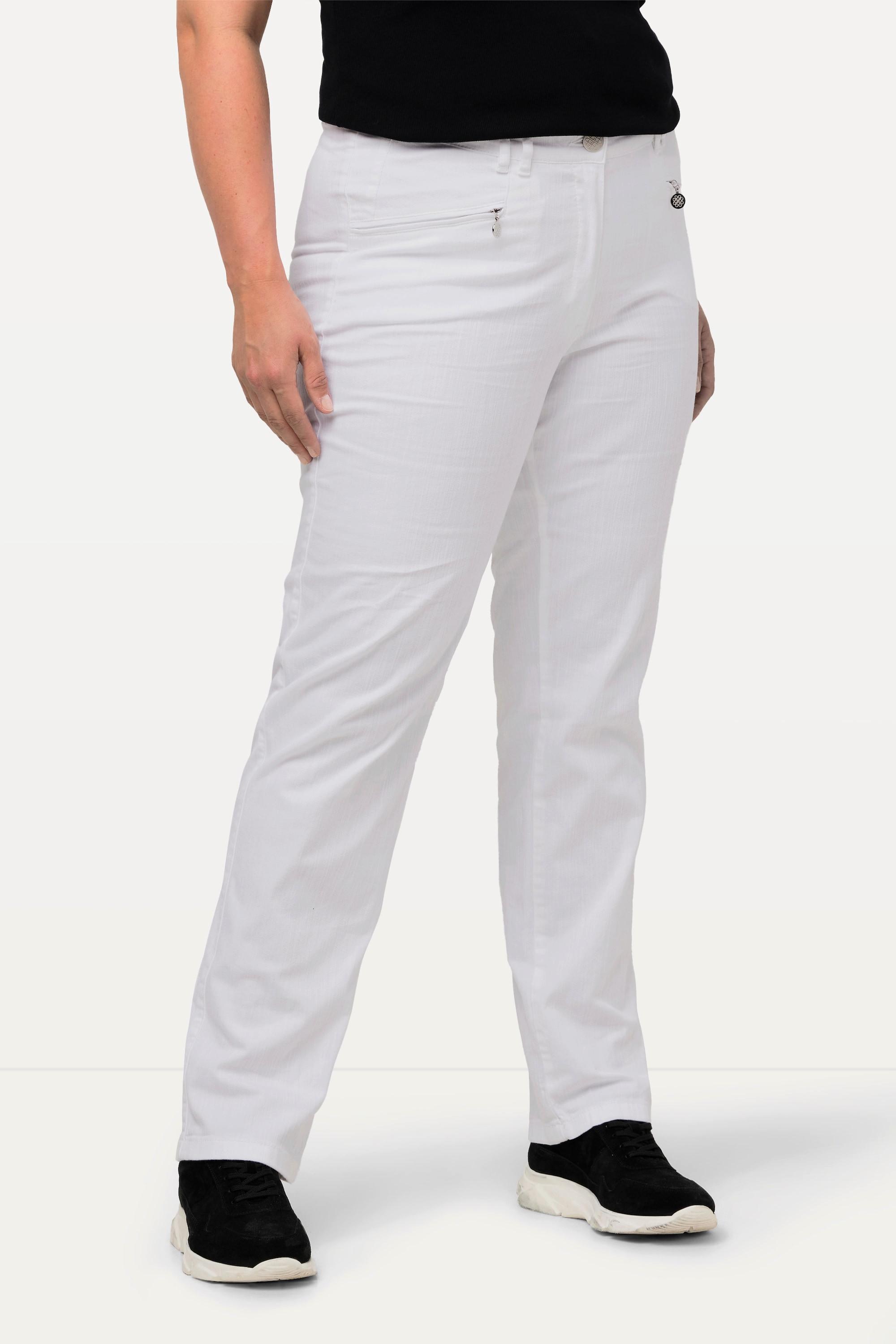 Ulla Popken Mony Tapered Fit Leichte Stretch Sommerhose
