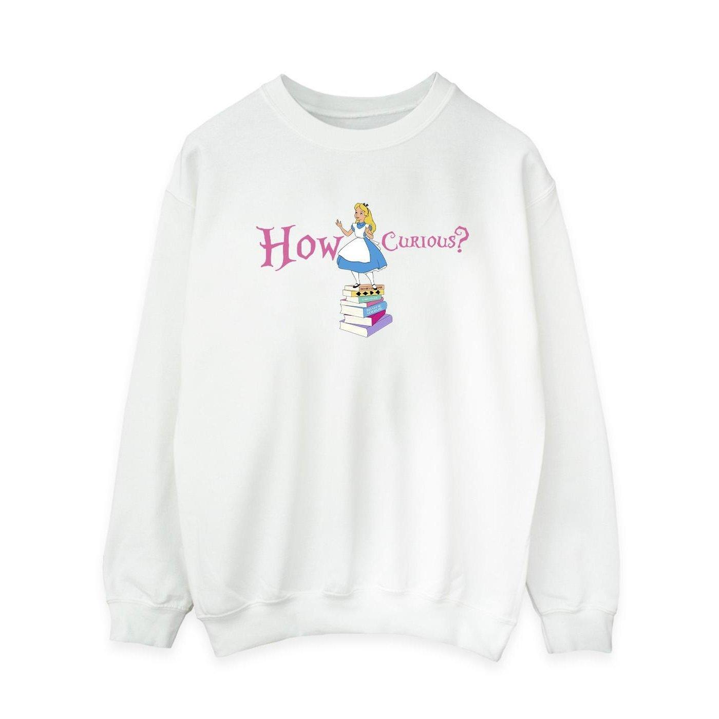 Disney Alice In Wonderland How Curious Sweatshirt