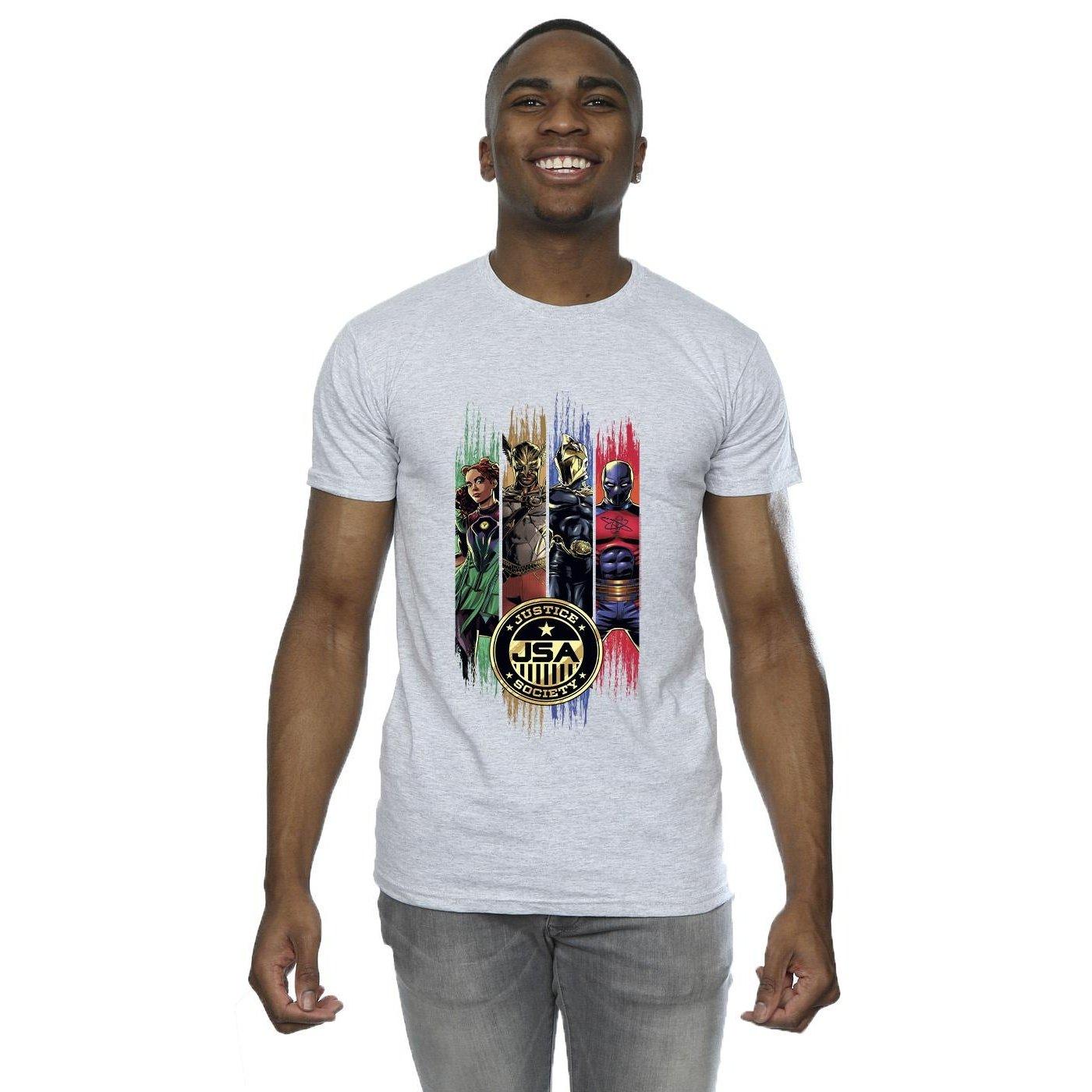 DC COMICS JSA Bedrucktes T-Shirt