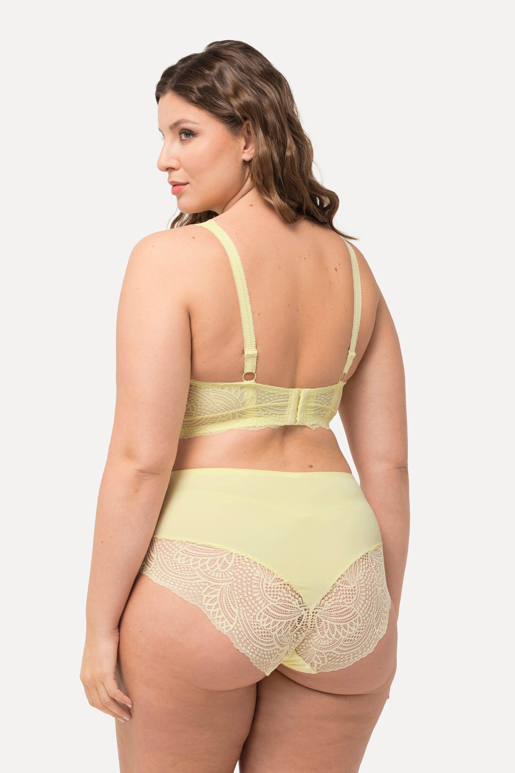 Ulla Popken Bralette, Softcups, Spitze, ohne Bügel, Cup B - F