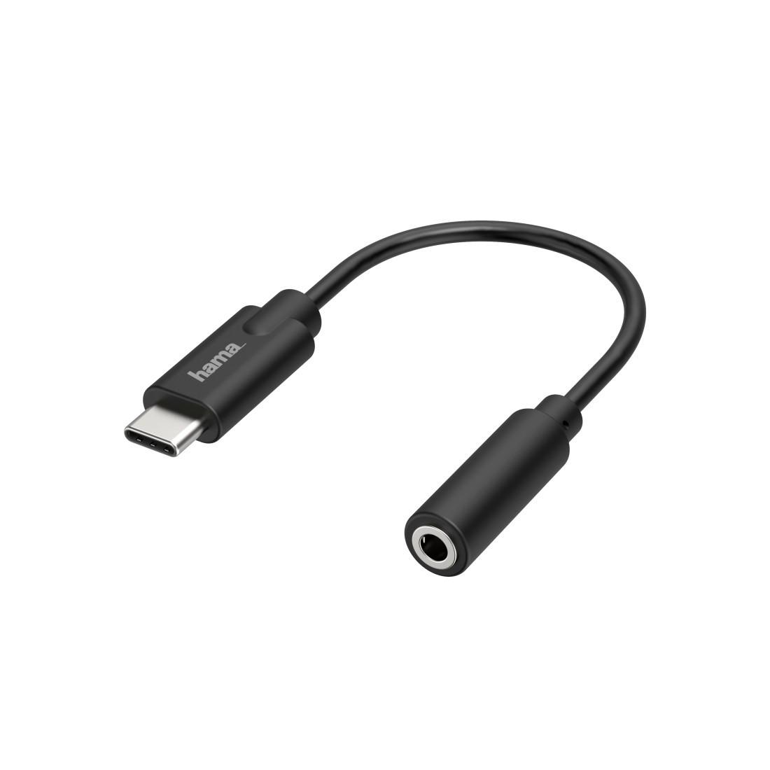 hama Audio-Adapter, USB-C-Stecker - 3,5-mm