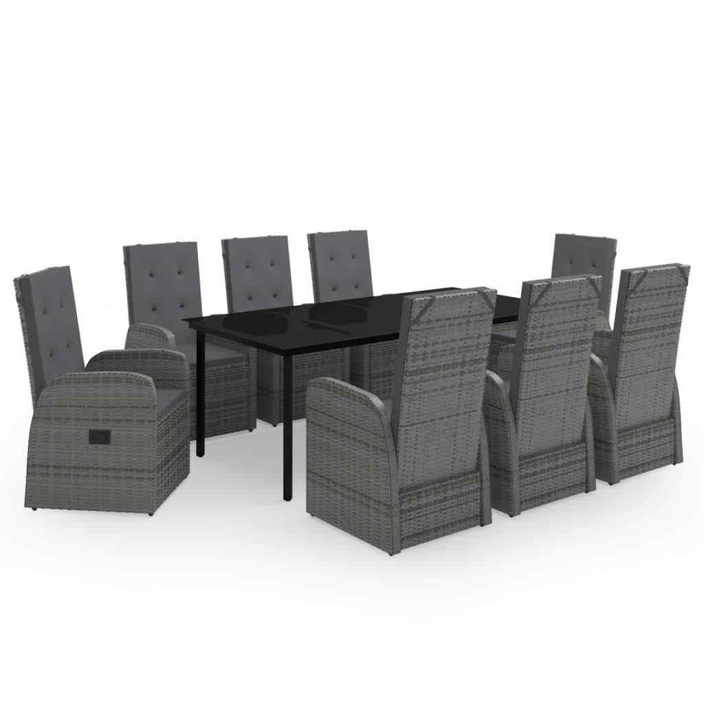 VidaXL Garten essgruppe poly-rattan