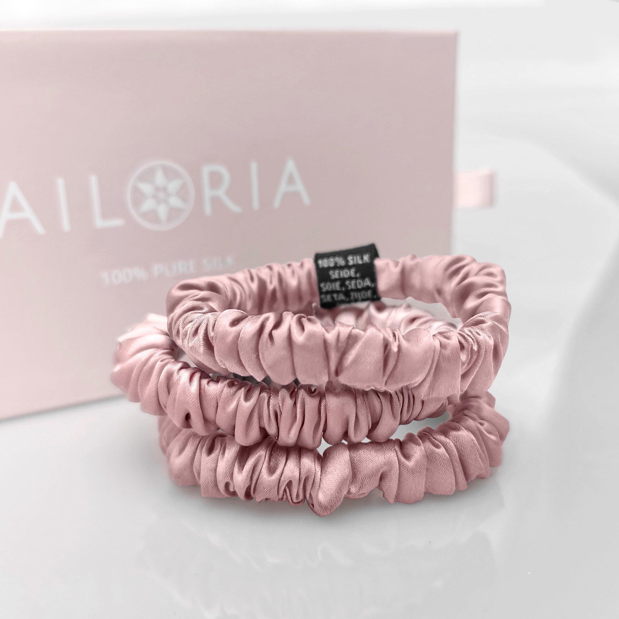 AILORIA DOUX Set 3 Scrunchies S aus Seide