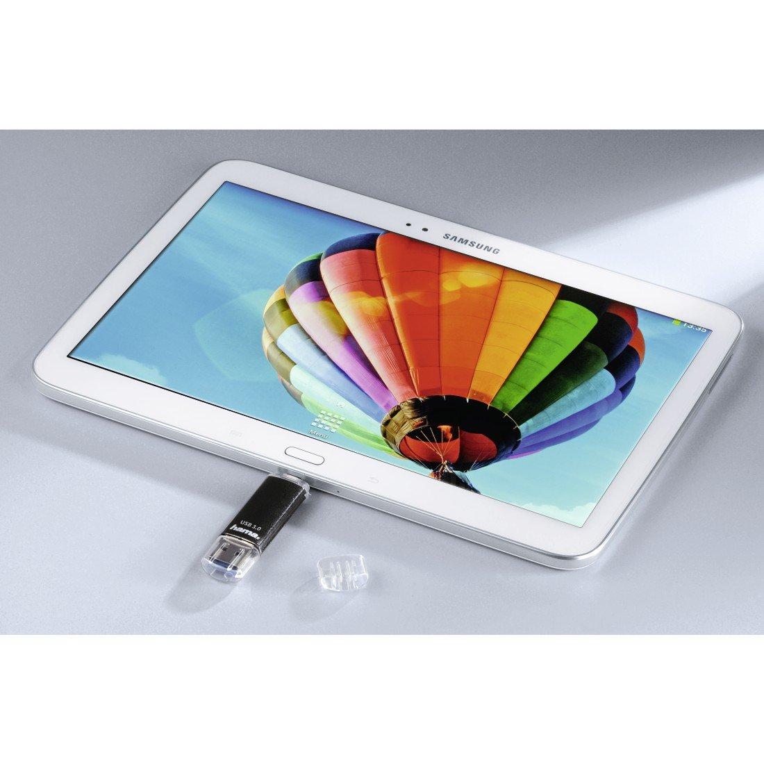 hama USB-Stick Laeta Twin - 16 GB, USB 3.0, 40MBs, Schwarz