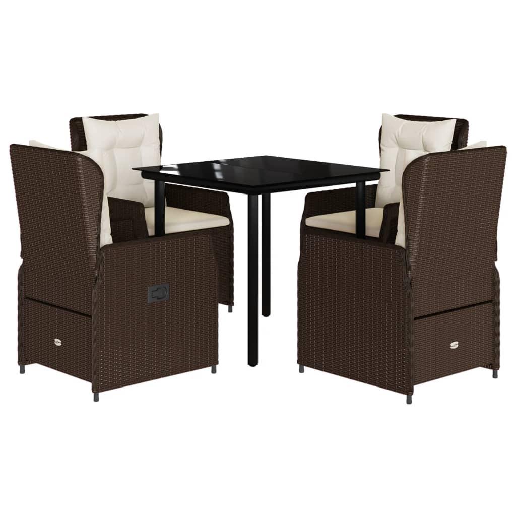VidaXL Garten essgruppe poly-rattan