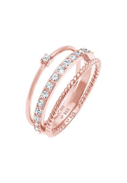 Elli Ring 3Er Set Kristalle