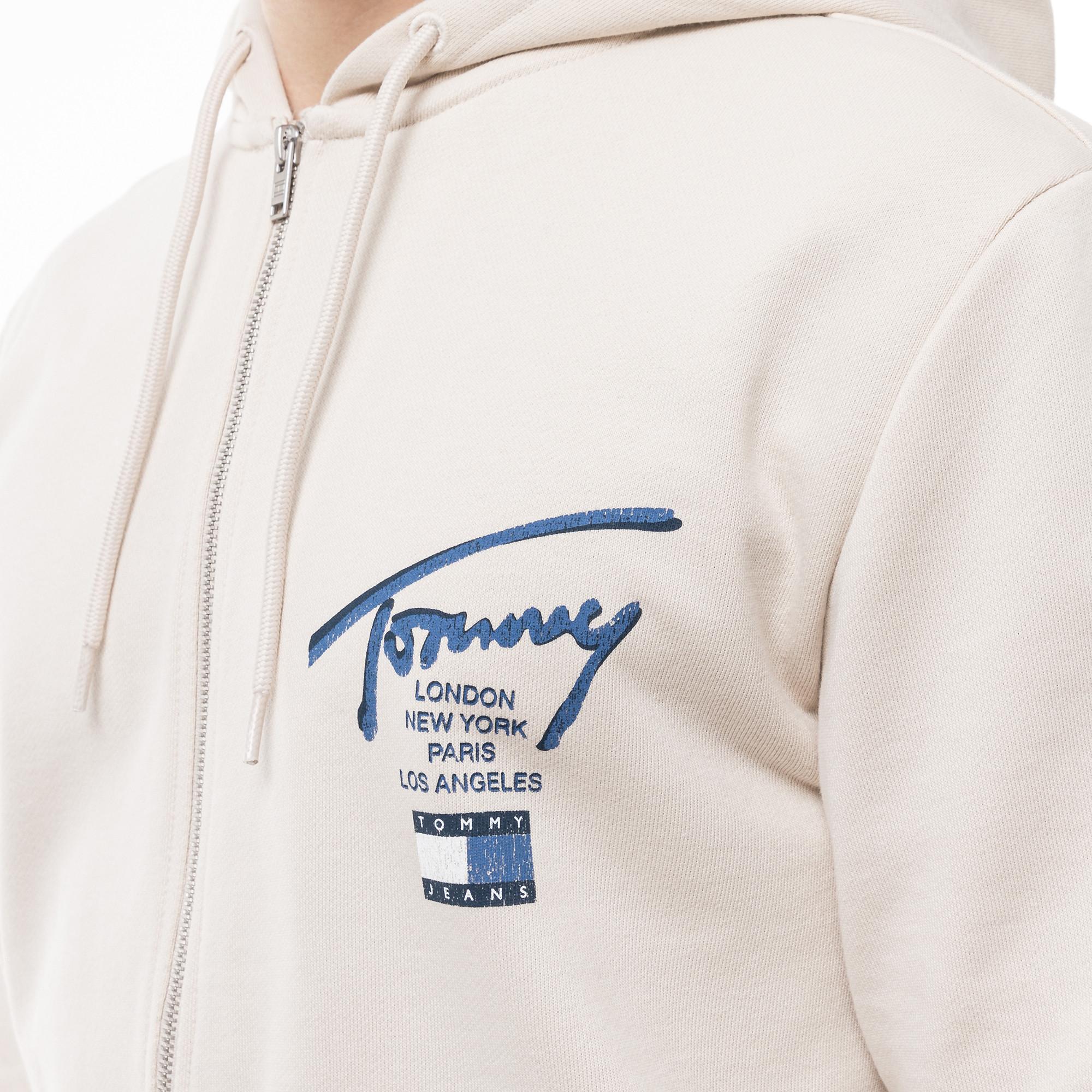 TOMMY JEANS Sweatjacke mit Kapuze