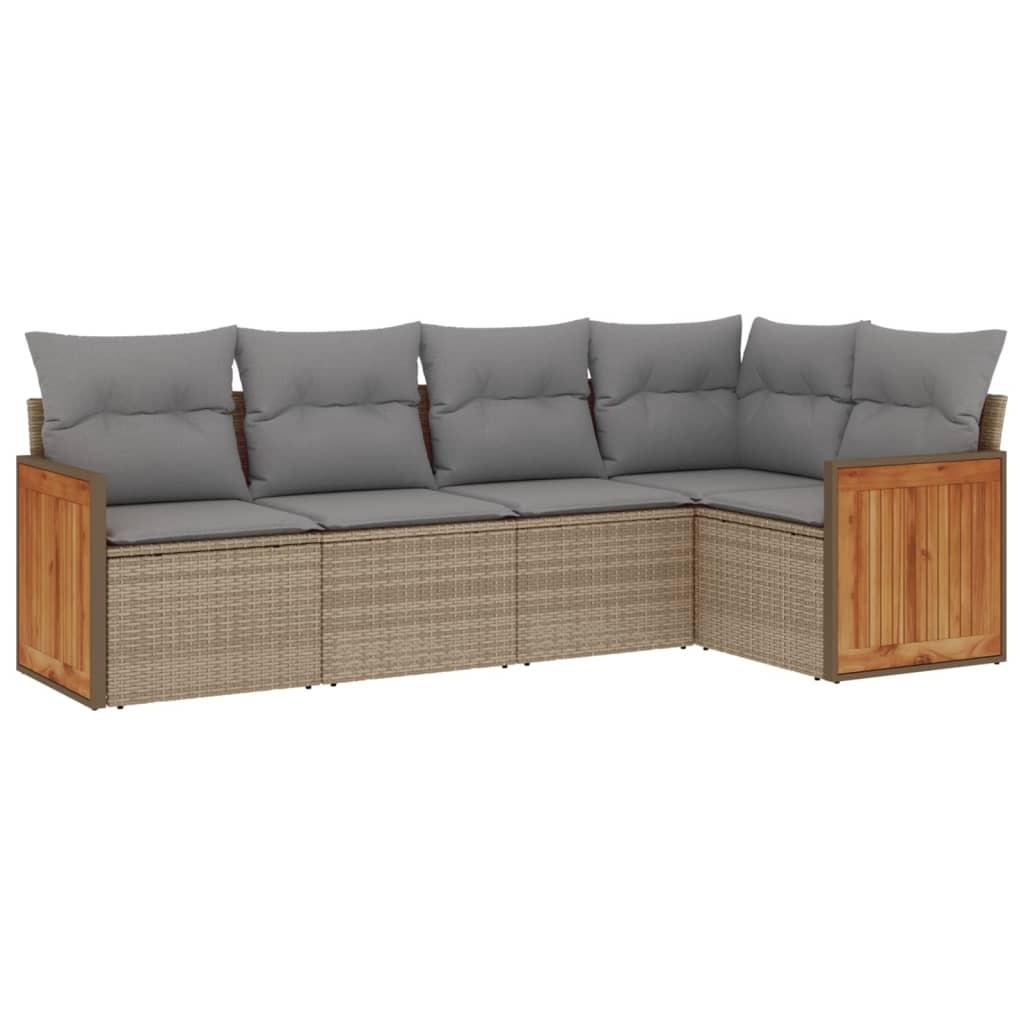 VidaXL Garten sofagarnitur poly-rattan