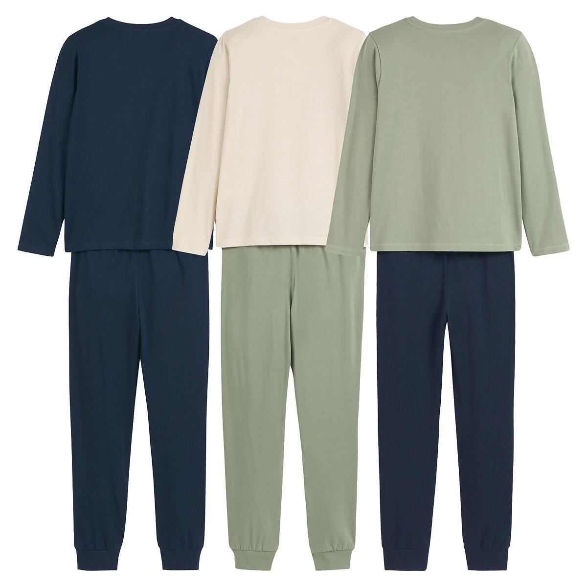 La Redoute Collections 3er-Pack Pyjamas mit Messageprint und Bergmotiv