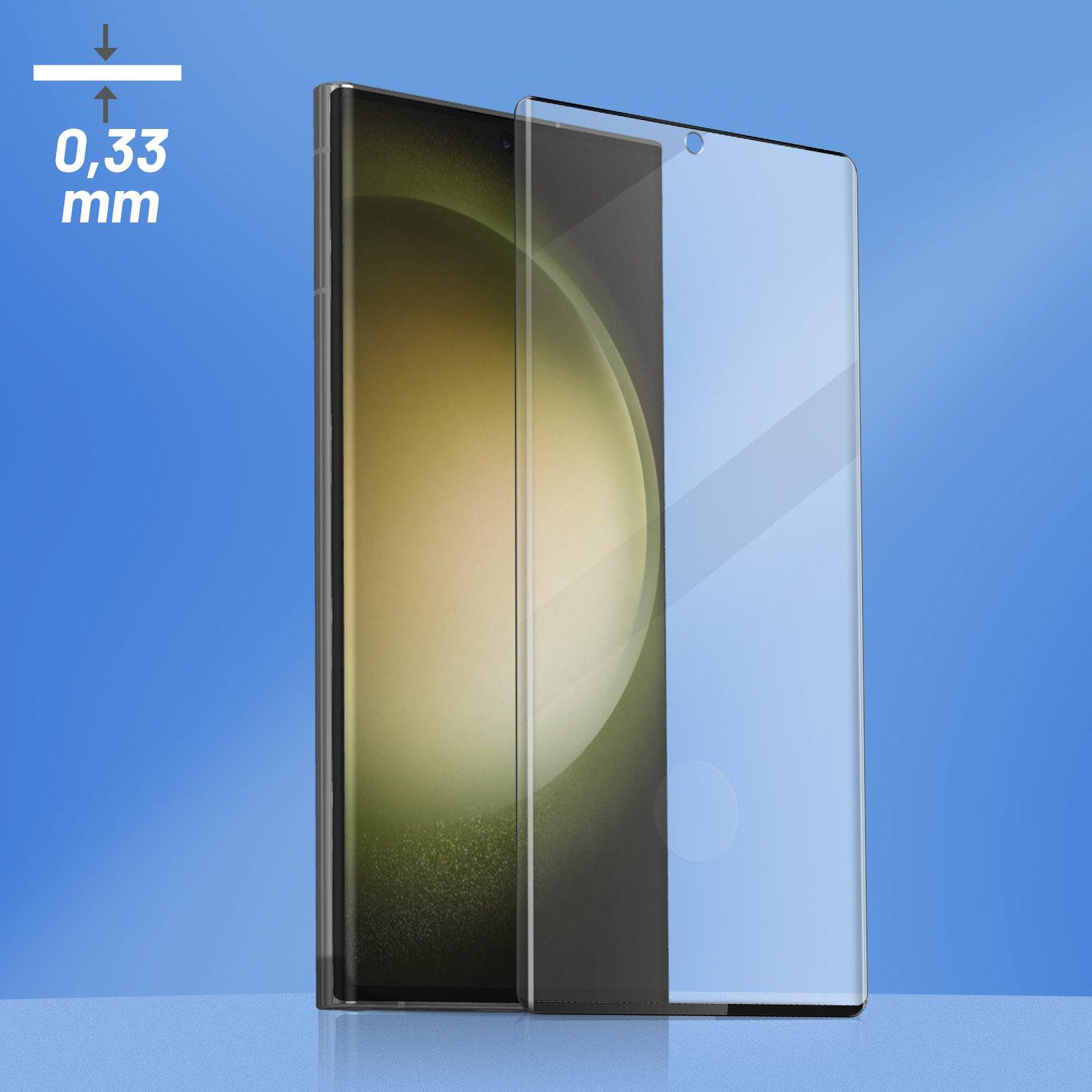 Avizar Glas-Schutzfolie Samsung S23 Ultra, Prio