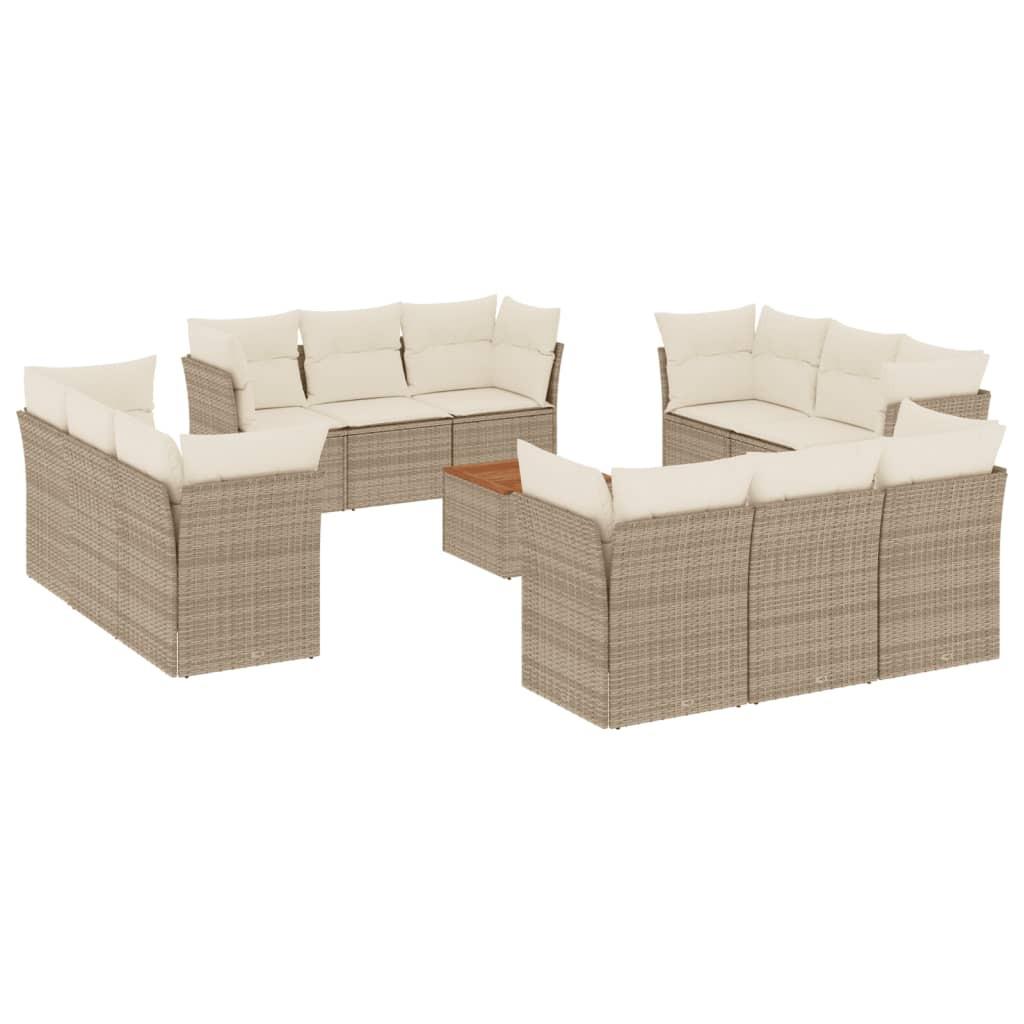 VidaXL Garten sofagarnitur poly-rattan