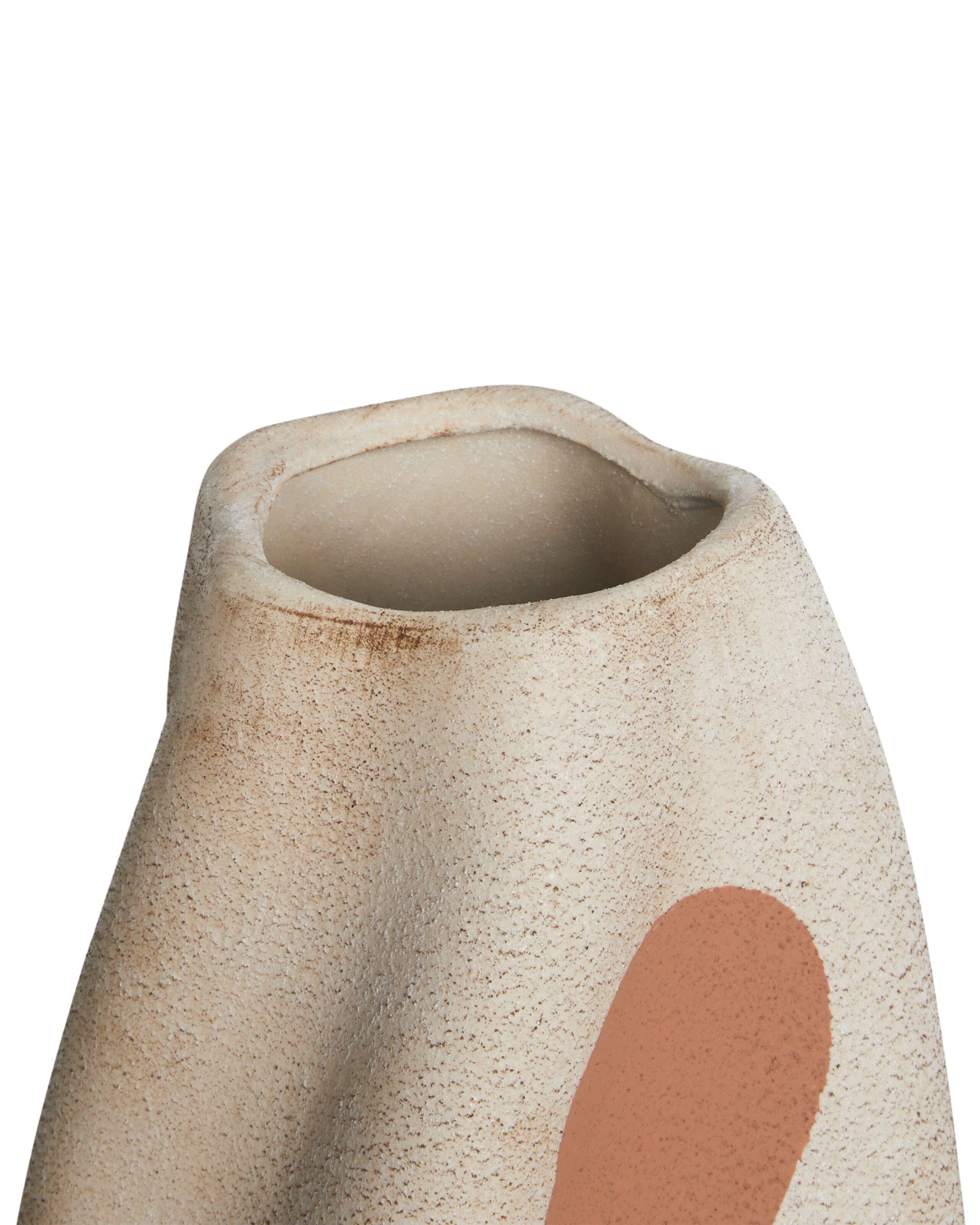 Beliani Blumenvase aus Steinzeug Modern BATOIDEA