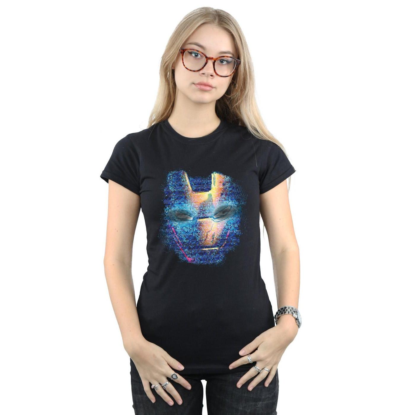 MARVEL Iron Man Glitch Mask T-Shirt