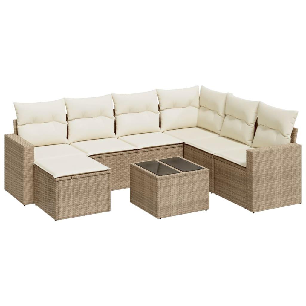 VidaXL Garten sofagarnitur poly-rattan