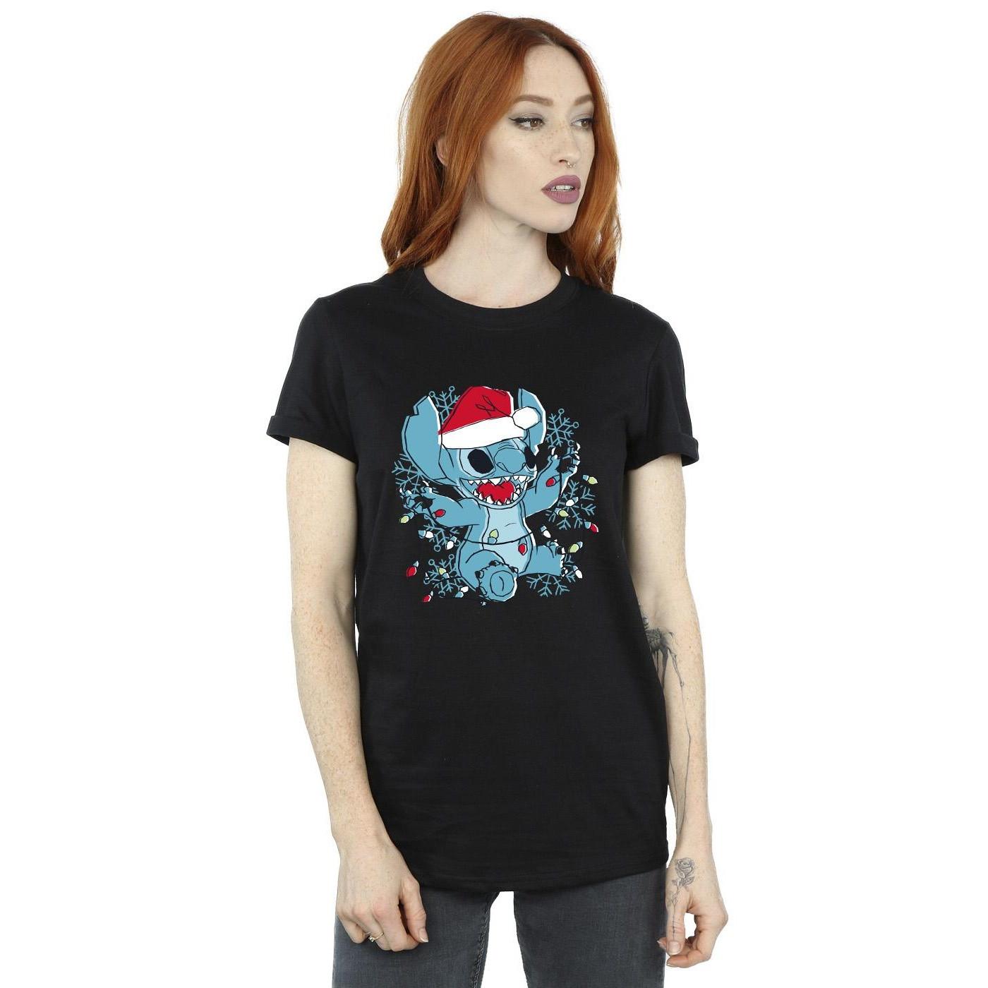 Disney Lilo und Stitch Christmas Lights T-Shirt