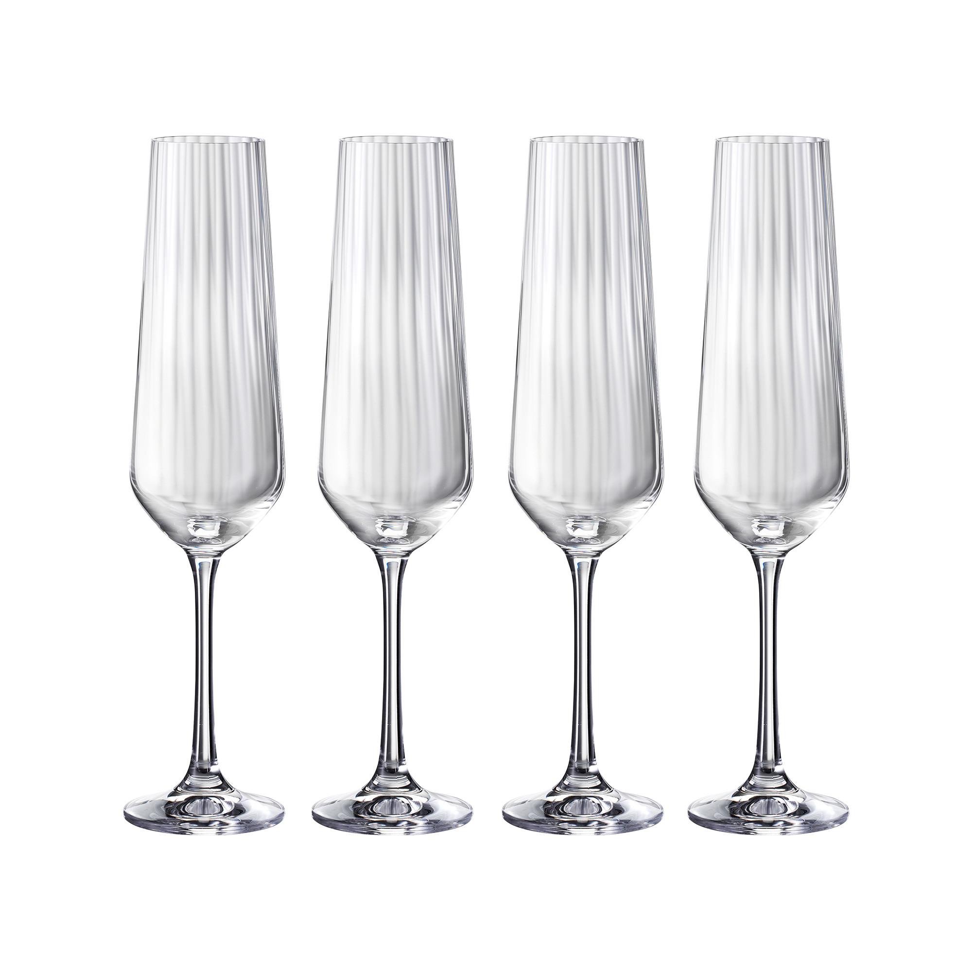 Krautheim & Adelberg Champagnerglas, 4 Stück Sandra