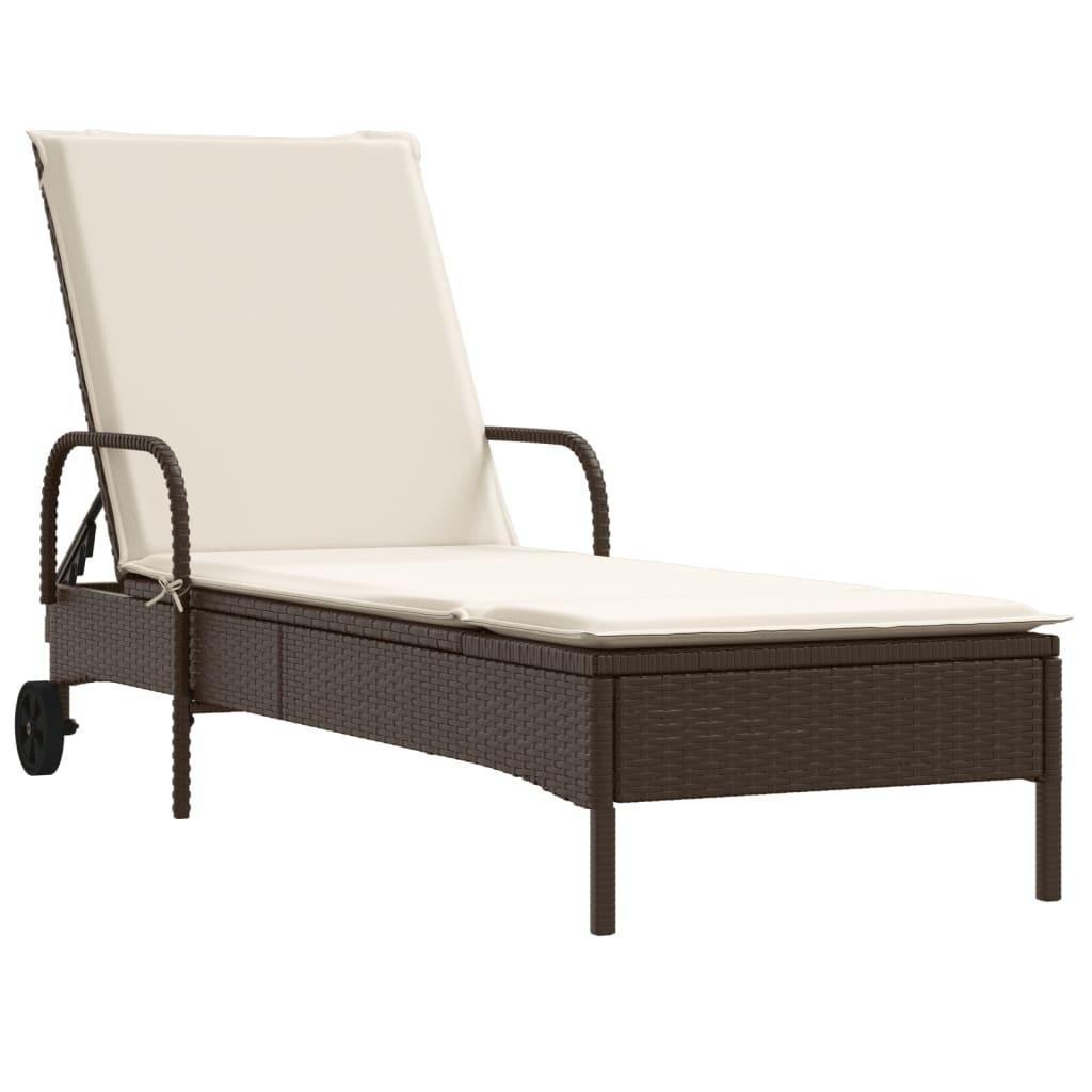 VidaXL Sonnenliege poly-rattan