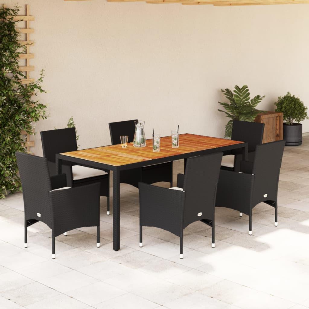VidaXL Garten essgruppe poly-rattan