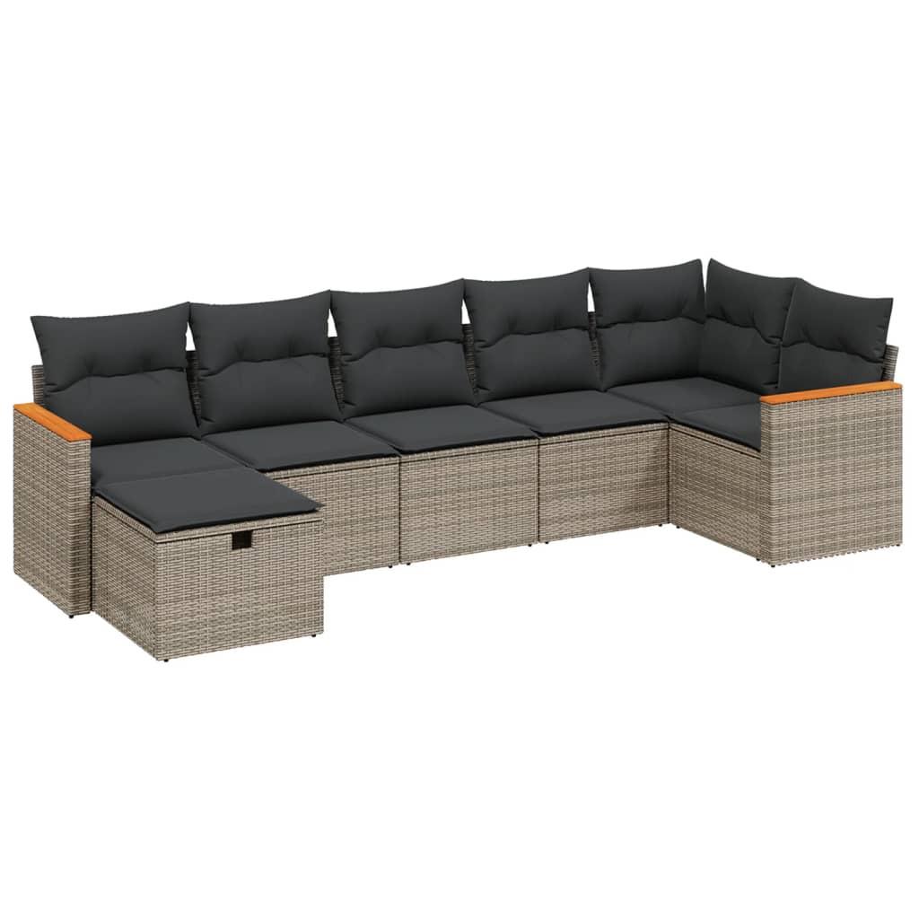 VidaXL Garten sofagarnitur poly-rattan