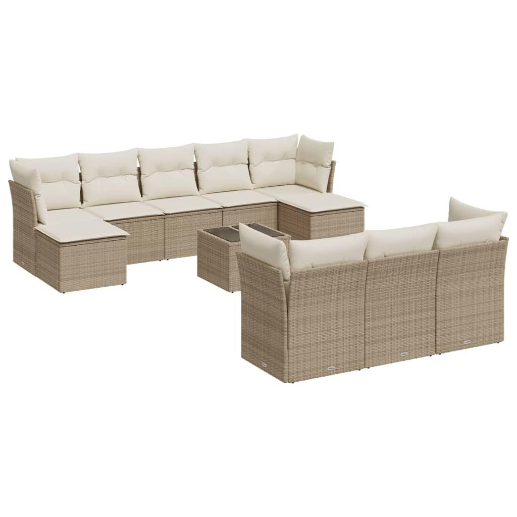VidaXL Garten sofagarnitur poly-rattan