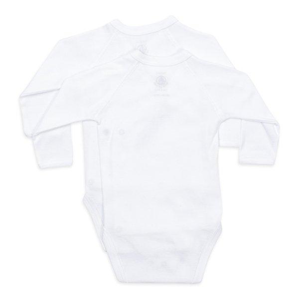 PETIT BATEAU Lot 2 bodies naiss ML 54218 Body, langarm