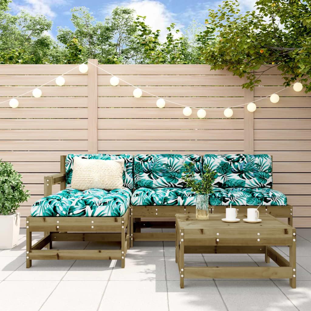VidaXL Garten lounge set imprägniertes kiefernholz