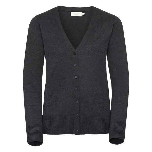 Russell Collection Strickjacke mit VAusschnitt
