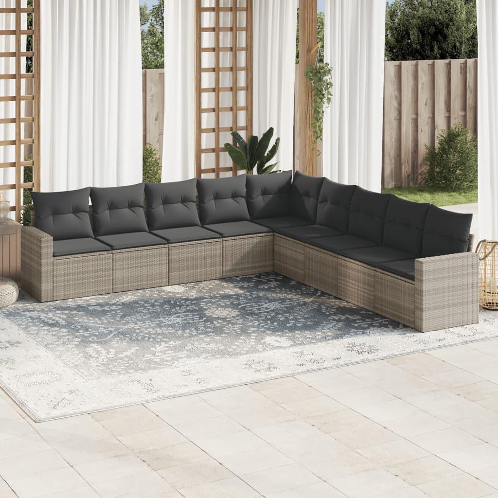 VidaXL Garten sofagarnitur poly-rattan
