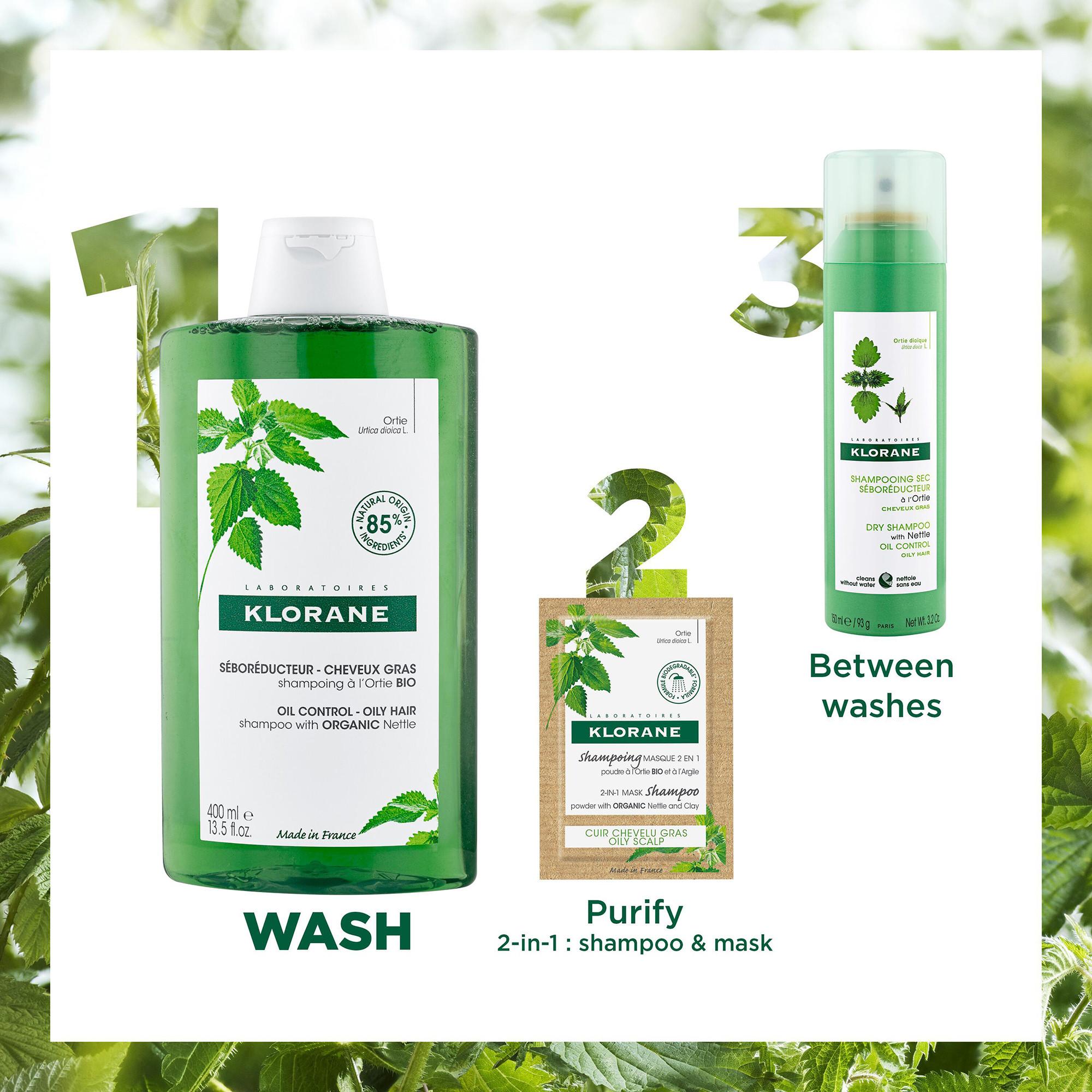 KLORANE BIO-Brennnessel Talgregulierendes Shampoo