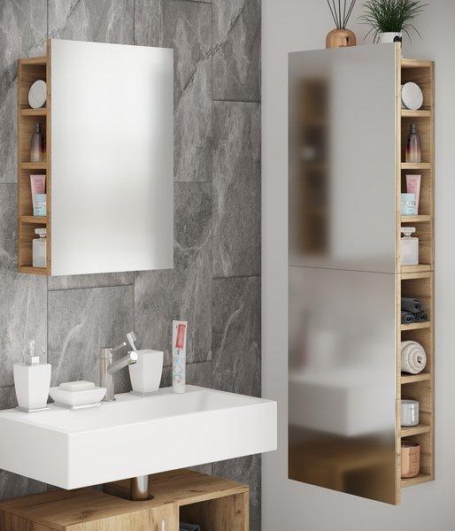 VCM Badspiegel Wandspiegel Hängespiegel Spiegelschrank Badezimmer Flandu XL
