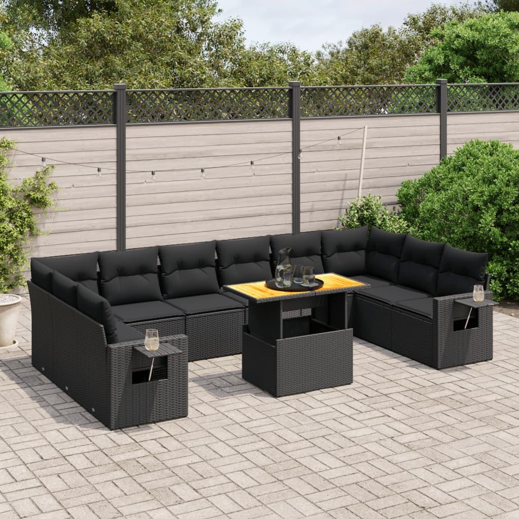 VidaXL Garten sofagarnitur poly-rattan