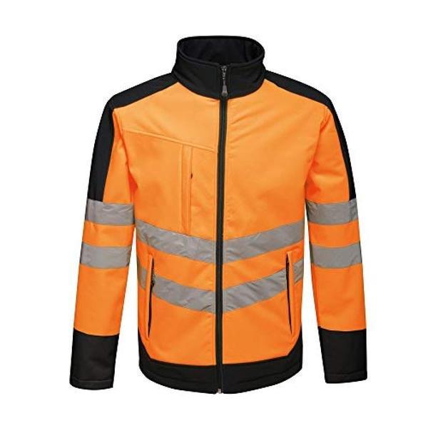 Regatta Hi Vis Pro SoftshellArbeitsjacke, reflektierende Details