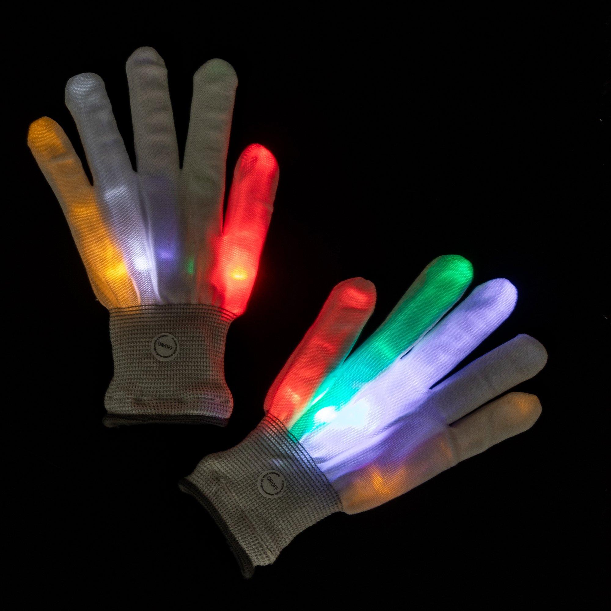 LED Handschuhe M