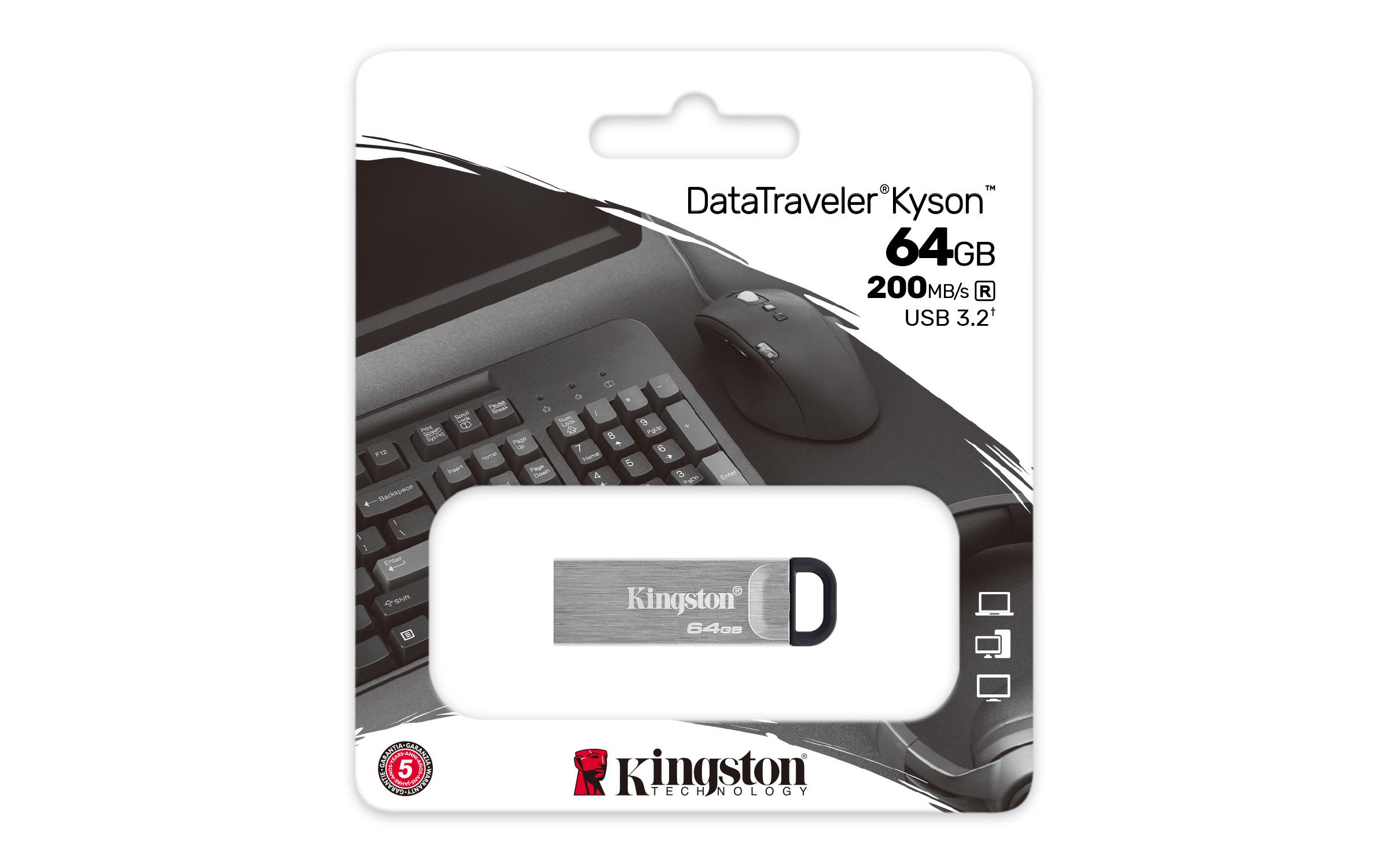 KINGSTON TECHNOLOGY Kingston Technology DataTraveler 64GB Kyson USB-Stick
