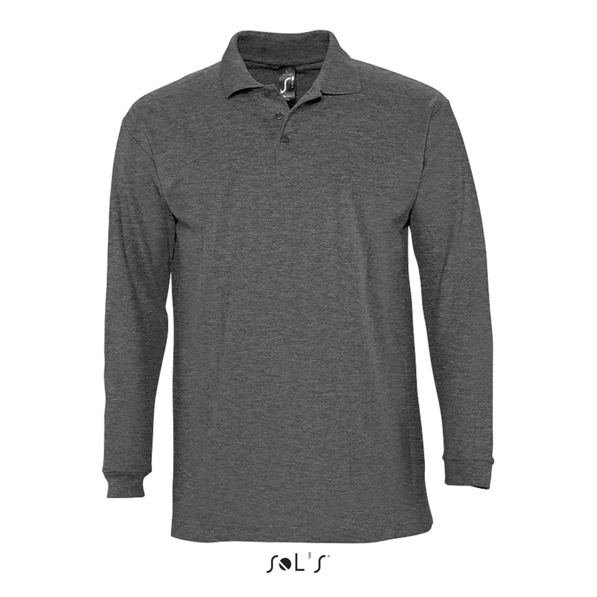 SOLS Winter II Langarm Polo-Shirt