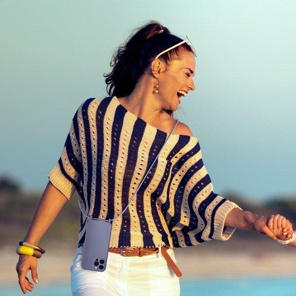 Avizar Kettenhülle iPhone 13 Pro Max Blaulila