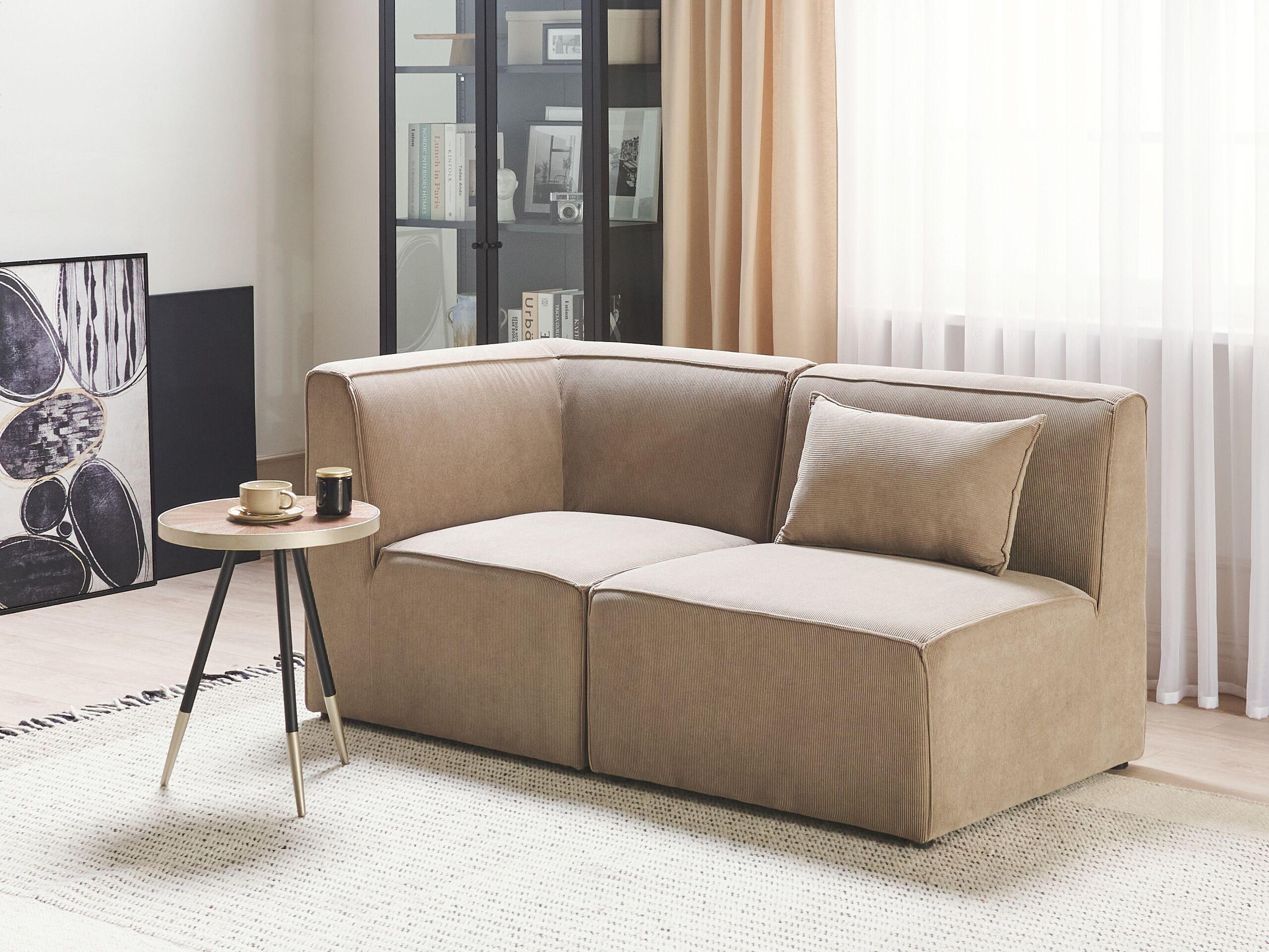 Beliani Sesselmodul aus Cord Modern LEMVIG