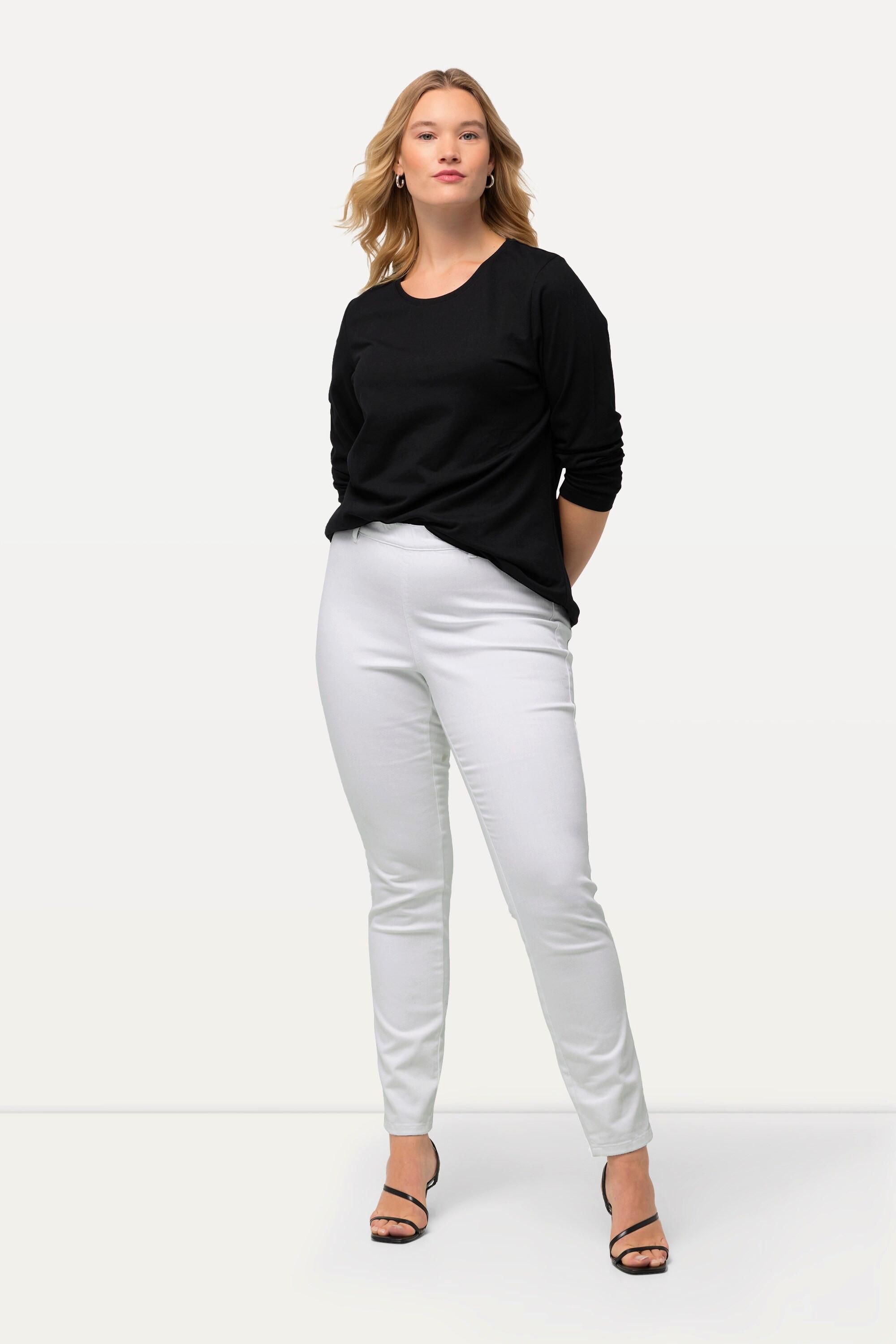 Ulla Popken Sienna Stretch Jeggings mit Gürtelschlaufen