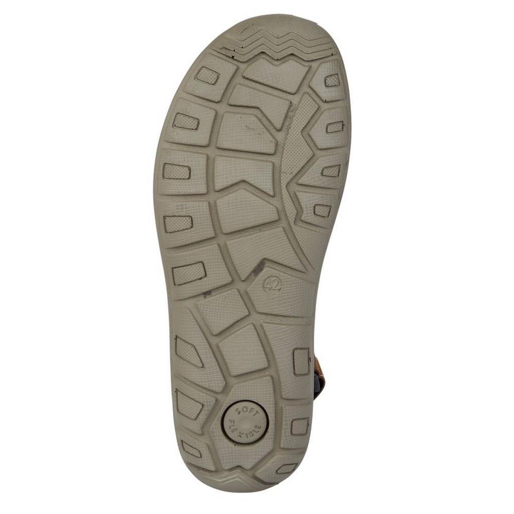 Roamers Sportsandalen, Dreifachriemen, Leder