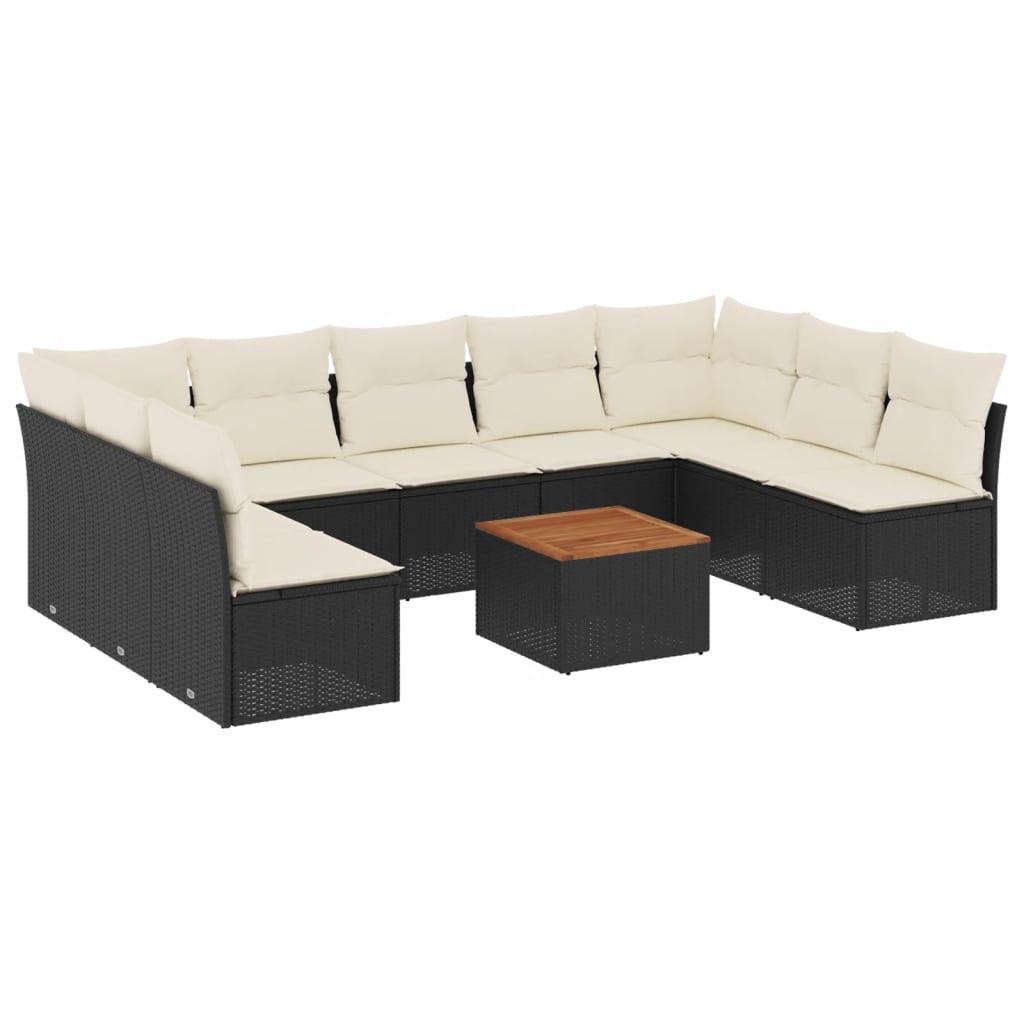 VidaXL Garten sofagarnitur poly-rattan