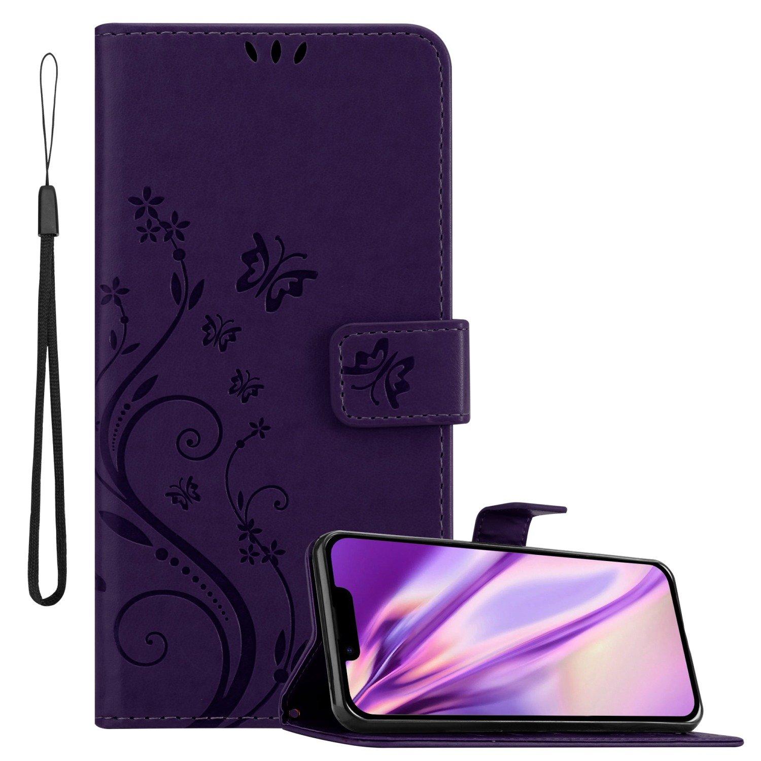 Cadorabo Hülle für Apple iPhone 14 PLUS Blumen Design Magnetverschluss
