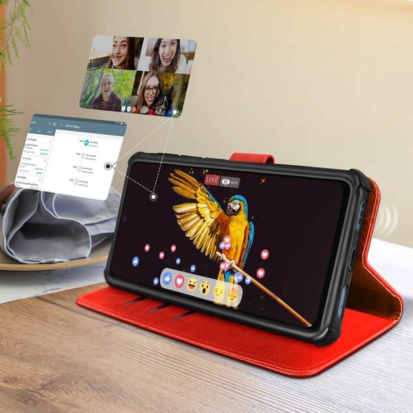 Avizar Hülle 5.2 - 5.5'' Smartphones Rot