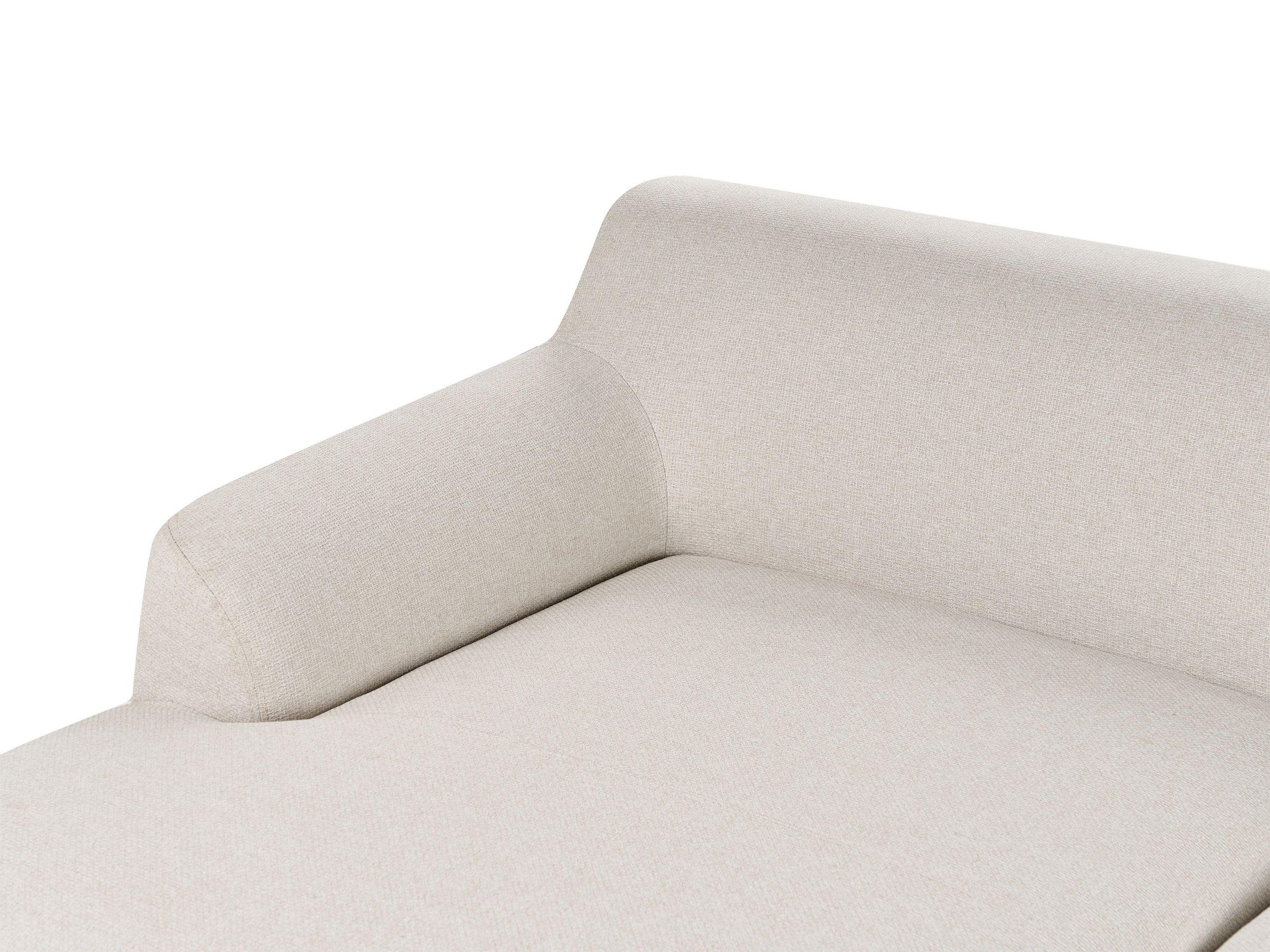 Beliani Rechtsseitiges Ecksofa aus Polyester Skandinavisch SOSJO