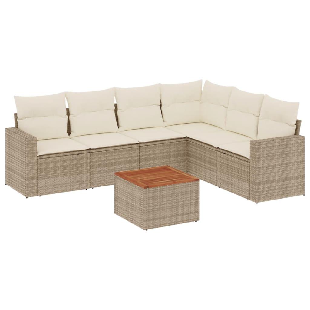VidaXL Garten sofagarnitur poly-rattan